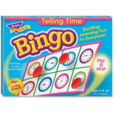 Trend Telling Time Bingo Game - Theme/Subject: Learning - Skill Learning: Time, Language