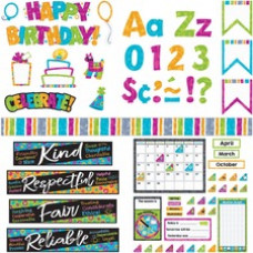 Trend Color Harmony Decorative Bulletin Board Set - Learning Theme/Subject - Calendar Shape - Durable, Wear Resistant, Tear Resistant - 17.50
