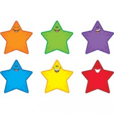 Trend Smiling Stars Accents - 36 (Smiley Star) Shape - Precut - 5.50