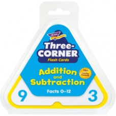 Trend Three-Corner Add/Subtract Flash Card Set - Educational