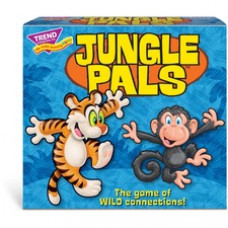 Trend Jungle Pals Three Corner Card Game - Matching - 2 to 4 Players - 1 Each