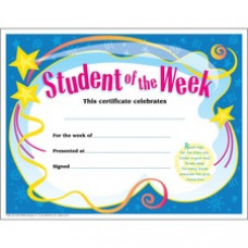 Trend Student of The Week Award Certificate - 8.50