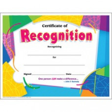 Trend Certificate of Recognition - 8.50