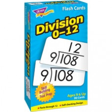 Trend Division 0-12 Flash Cards - Educational
