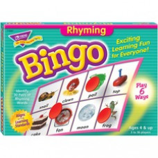 Trend Rhyming Bingo Game - Theme/Subject: Learning - Skill Learning: Vocabulary, Spelling, Rhyming, Word