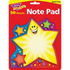 Trend Super Star Shaped Note Pad - 50 Sheets - 5