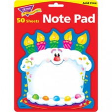 Trend Bright Birthday Shaped Note Pad - 50 x Multicolor - 5