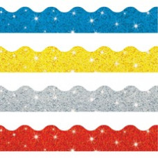 Trend Sparkle Terrific Trimmers Borders - 130 - Blue, Silver, Yellow, Red - 1 Set