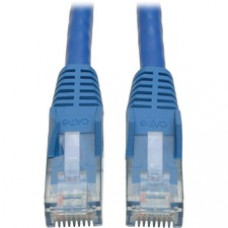 Tripp Lite 7ft Cat6 Gigabit Snagless Molded Patch Cable RJ45 M/M Blue 7' - 7ft - 1 x RJ-45 Male - 1 x RJ-45 Male - Blue