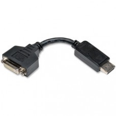Tripp Lite DisplayPort to DVI Adapter Converter Cable Compact - DP to DVI for DP-M to DVI-I-F