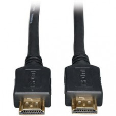 Tripp Lite High Speed HDMI Cable Ultra HD 4K x 2K Digital Video with Audio (M/M) Black 6ft - 6 ft HDMI A/V Cable for Audio/Video Device, Projector, LCD TV, Satellite Receiver, TV - First End: 1 x HDMI Male Digital Audio/Video - Second End: 1 x HDMI Male D