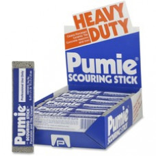 U.S. Pumice US Pumice Co. Heavy Duty Pumie Scouring Stick - Stick - 12 / Pack - Gray