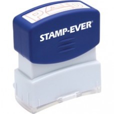 Stamp-Ever Pre-inked Red Paid Stamp - Message Stamp - 
