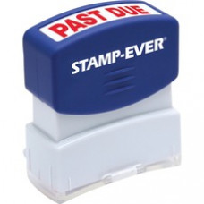 Stamp-Ever Pre-inked Past Due Stamp - Message Stamp - 