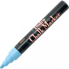 Marvy Uchida Bistro Erasable Fluorescent Chalk Markers - 6 mm Marker Point Size - Fluorescent Blue Water Based Ink - 1 Each