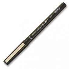 Marvy Deco Color Fine Point Calligraphy Marker - Fine Pen Point - 2 mm Pen Point Size - Black Water Based Ink - Black Barrel - 1 Each