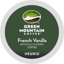 Green Mountain Coffee Roasters® K-Cup French Vanilla Coffee - Compatible with Keurig Brewer - Light - 4 / Carton