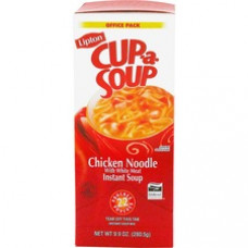 Lipton /Unilever Chicken Noodle Cup-A-Soup - Low Calorie - Cup - 1 Serving Cup - 0.45 oz - 22 / Box