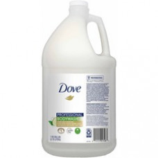 Dove Seventh Generation Refreshing Body Wash - Cucumber, Green Tea Scent - 1 gal (3.8 L) - Bottle Dispenser - Body, Skin, Gym, Hotel - White - Sulfate-free - 1 Each