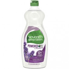 Seventh Generation Lavender Flower/Mint Dish Liquid - Liquid - Lavender Flower, Mint Scent - 1 Each - Clear