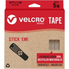 VELCRO® Eco Collection Adhesive Backed Tape - 10 ft Length x 0.88