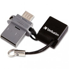 Verbatim 32GB Store 'n' Go Dual USB Flash Drive for OTG Devices - 32 GBMicro USB, USB 2.0 - 1 Pack