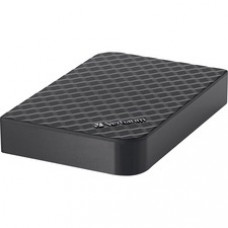 Verbatim 4TB Store 'n' Save Desktop Hard Drive, USB 3.0 - Diamond Black - USB 3.0 - Diamond Black - 1 Pack