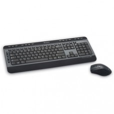 Verbatim Wireless Multimedia Keyboard and 6-Button Mouse Combo - Black - USB Type A Wireless RF - Black - USB Type A Wireless RF - Optical - 6 Button - Scroll Wheel - Black - Multimedia Hot Key(s) - AA, AAA - Compatible with Windows, Mac OS, Linux -
