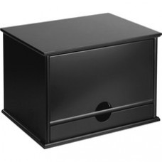 Victor 4720-5 Midnight Black Desktop Organizer - 4 Compartment(s) - 1 Drawer(s) - 14