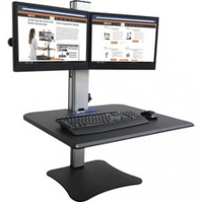 Victor DC350 Dual Monitor Sit-Stand Desk Converter - Up to 24