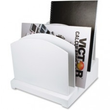 Victor W8601 Pure White Incline File - 5 Divider(s) - 8.8