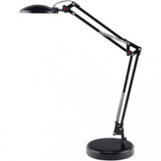Victory Light V-Light LED Architect Desk Lamp - 5 W LED Bulb - Swivel Arm, Rotating Head - Desk Mountable - Black, Gloss Black - for Desk