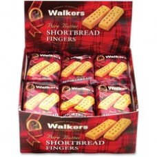 Walkers Office Snax Walker's Shortbread Cookies - Individually Wrapped - Butter - 24 / Box