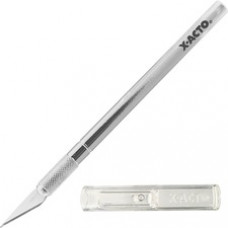 X-Acto Aluminum Handle No. 1 Knife with Cap - Straight Cutting - Aluminum - Silver