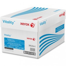 Vitality 3-Hole Punched Inkjet Print Copy & Multipurpose Paper - Letter - 8 1/2