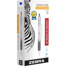 Zebra Pen Sarasa Dry X30 Gel Retractable RDI Pens - Bold Pen Point - 1 mm Pen Point Size - Retractable - Blue Gel-based Ink - 1 Dozen