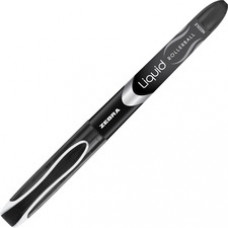 Zebra Pen Z-Grip Gel Pen - Medium Pen Point - 0.7 mm Pen Point Size - Black - Translucent Barrel - 12 / Dozen