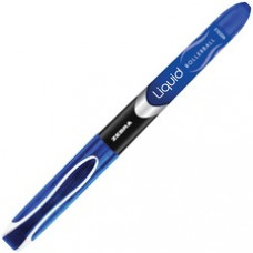 Zebra Pen Z-Grip Gel Pen - Medium Pen Point - 0.7 mm Pen Point Size - Blue - Translucent Barrel - 12 / Dozen