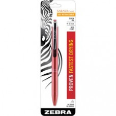 Zebra Pen Sarasa Grand Retractable Gel Pen - 0.7 mm Pen Point Size - Retractable - Black Gel-based Ink - Rose Gold Barrel - 1 Each