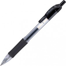 Zebra Pen Sarasa Gel Retractable Pens - Fine Pen Point - 0.5 mm Pen Point Size - Black Pigment-based Ink - Translucent Barrel - 12 / Each