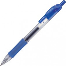 Zebra Pen Sarasa Gel Retractable Pens - Fine Pen Point - 0.5 mm Pen Point Size - Refillable - Blue Pigment-based Ink - Translucent Barrel