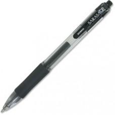 Zebra Pen Sarasa Gel Retractable Pens - Medium Pen Point - 0.7 mm Pen Point Size - Refillable - Black Pigment-based Ink - Translucent Barrel