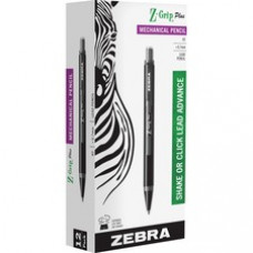 Zebra Pen Z-Grip Plus Mechanical Pencil - 0.7 mm Lead Diameter - Refillable - Black Lead - 1 Dozen