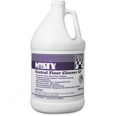 MISTY Neutral Floor Cleaner - Concentrate Liquid - 1 gal (128 fl oz) - Lemon Scent - 1 Each - Green