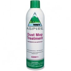 MISTY Aspire Dust Mop Treatment - Aerosol - 0.13 gal (16 fl oz) - Lemon, Citrus Scent - 1 Each - Clear, White
