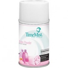TimeMist Metered Dispenser Baby Powder Scent Refill - Aerosol - 6000 ft³ - 5.3 fl oz (0.2 quart) - Baby Powder - 30 Day - 1 Each - Long Lasting, Odor Neutralizer