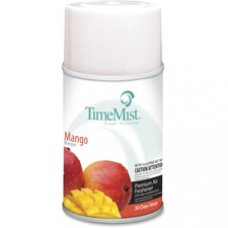 TimeMist Metered Dispenser Mango Scent Refill - Aerosol - 6000 ft³ - 6.6 fl oz (0.2 quart) - Mango - 30 Day - 1 Each - Long Lasting, Odor Neutralizer