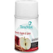 TimeMist Metered Dispenser Dutch Apple/Spice Refill - Aerosol - 6000 ft³ - 6.6 fl oz (0.2 quart) - Dutch Apple & Spice - 30 Day - 1 Each - Long Lasting, Odor Neutralizer