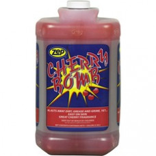 Zep Cherry Bomb Hand Soap - Cherry Scent - 1 gal (3.8 L) - Bottle Dispenser - Dirt Remover, Grime Remover, Soil Remover, Ink Remover, Resin Remover, Paint Remover, Adhesive Remover, Tar Remover, Carbon Remover, Asphalt Remover, Grease Remover, ... - Hand,