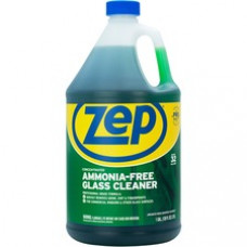 Zep Glass Cleaner Concentrate - Liquid - 1 gal (128 fl oz) - 1 Each - Green